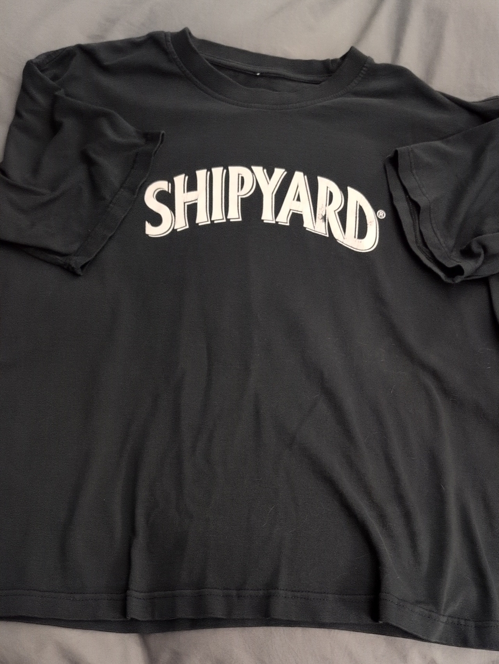 Shipyard Black Graphic Tee Xl